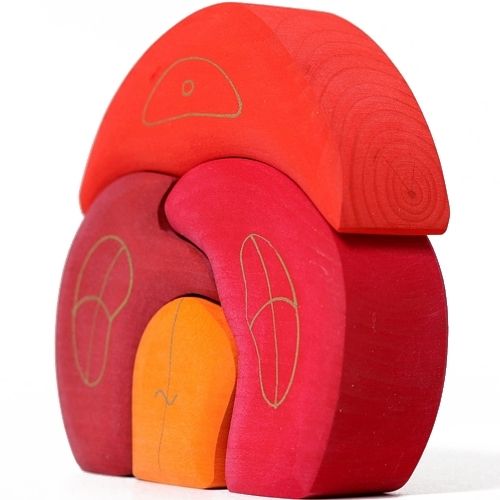 grimm's kabouterhuisje rood  | 07350 | 4