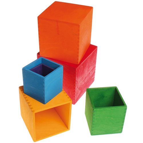 grimm's kubussen groot - regenboog | 10370 | 4