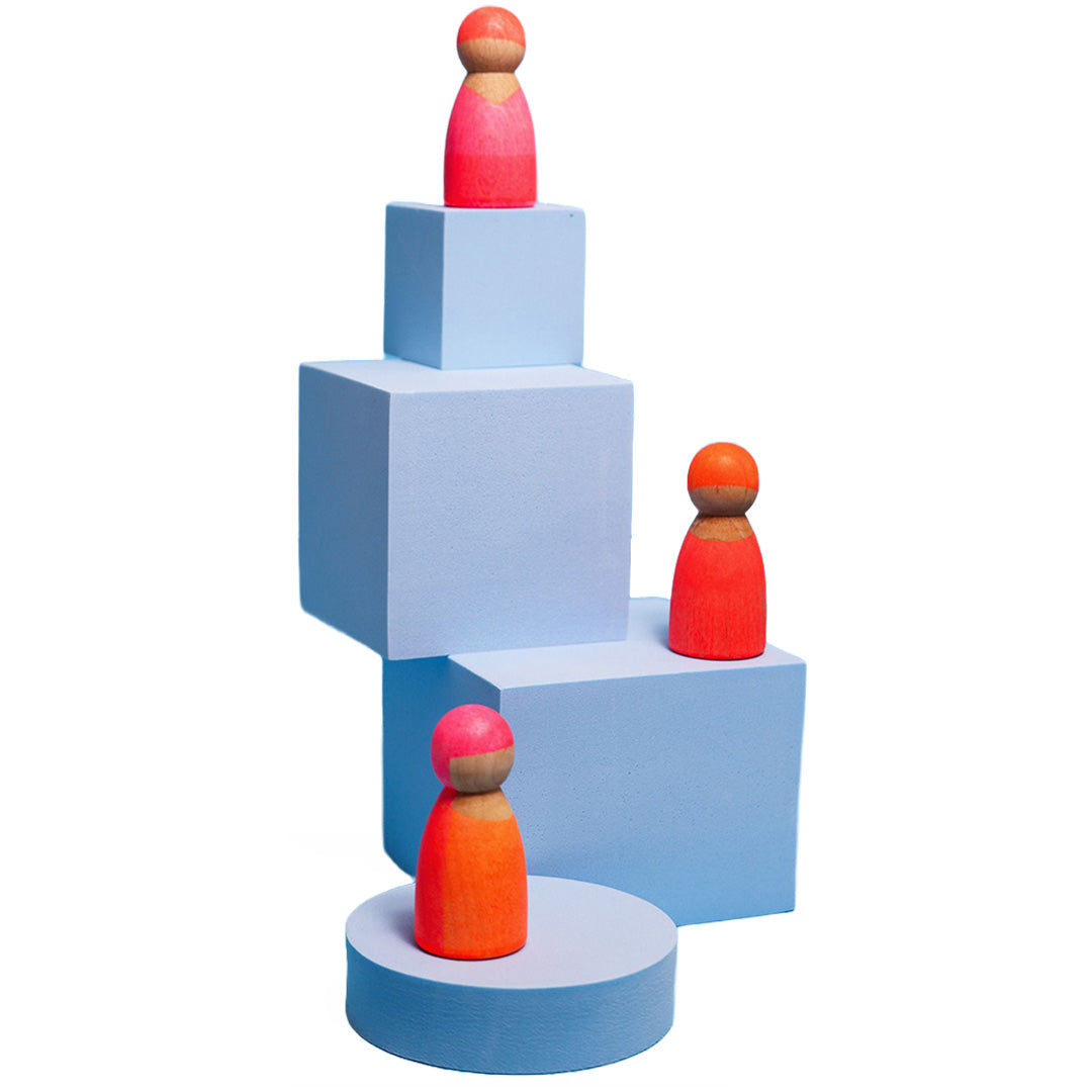 grimm's popjes vrienden neon - roze - 3st | 15060 | 0