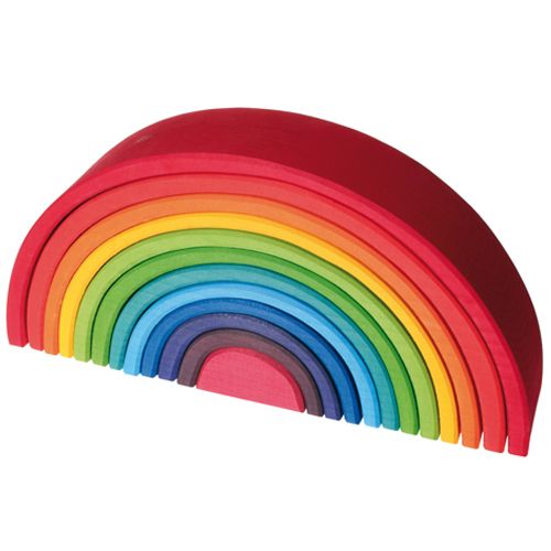 grimm's regenboog stapeltoren - 12 bogen 36 cm  | 10670 | 0