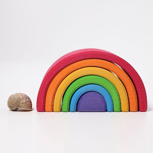 grimm's regenboog stapeltoren - 6 bogen 17 cm | 10700 | 2