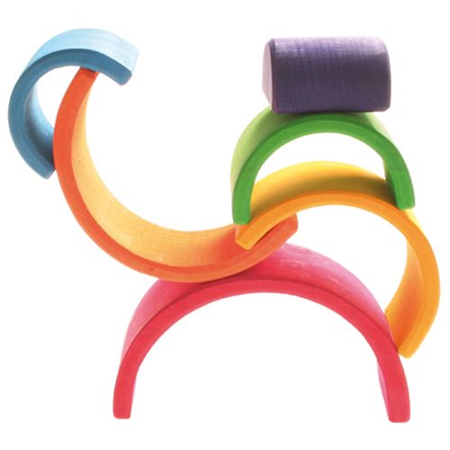 grimm's regenboog stapeltoren - 6 bogen 17 cm | 10700 | 4