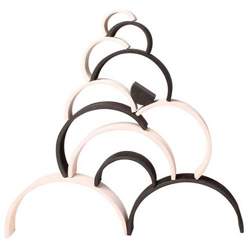 grimm's regenboog stapeltoren monochroom - 12 bogen 36 cm | 93050 PR4 | 5