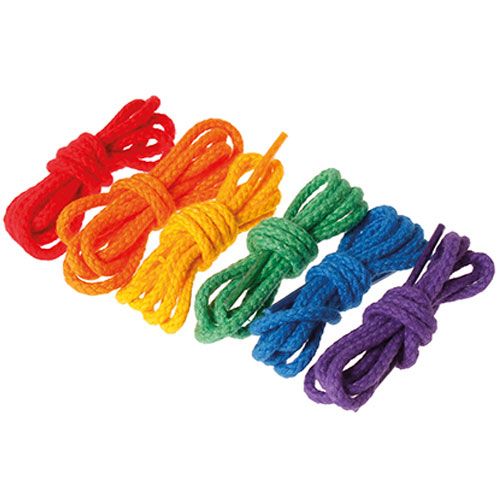 grimm's rijgtouwtjes regenboog (6st) | 10319 | 0