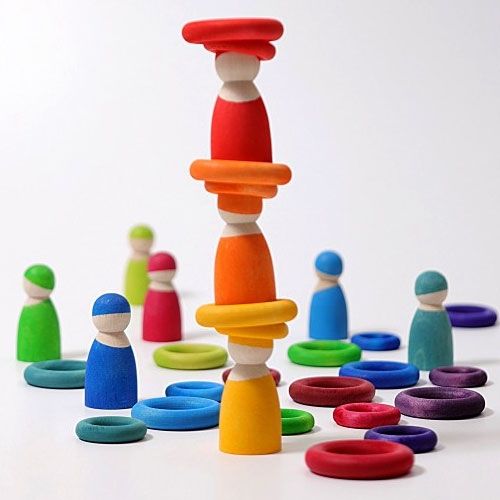 grimm's ringen regenboog - 24st | 10164 | 7