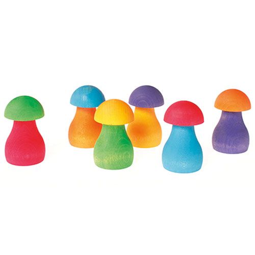 grimm's sorteerspelletje paddenstoelen regenboog | 10585 | 2