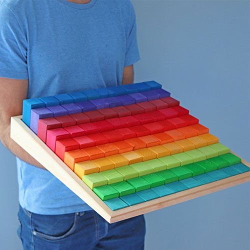 grimm's stapelblokken tellen getallenland - large (100st)  | 42300 | 5