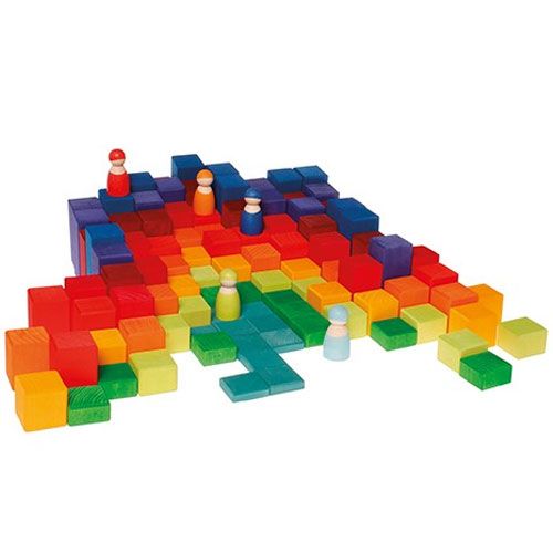 grimm's stapelblokken tellen getallenland - large (100st)  | 42300 | 7