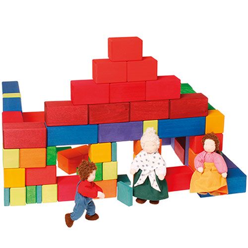 grimm's stapelblokken tellen getallenland - large (100st)  | 42300 | 8