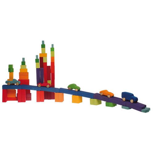 grimm's stapelblokken tellen getallenland - small (100st) | 42100 | 8