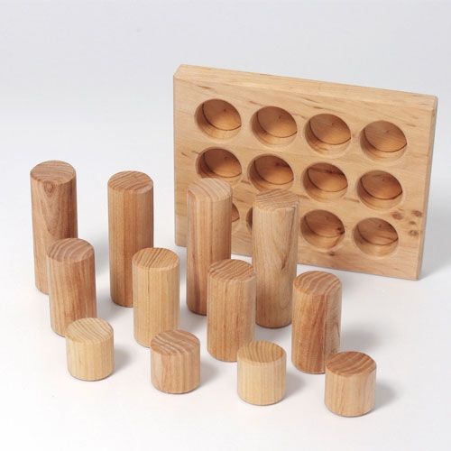 grimm's stapelrollers 12st - naturel  | 10573 | 4