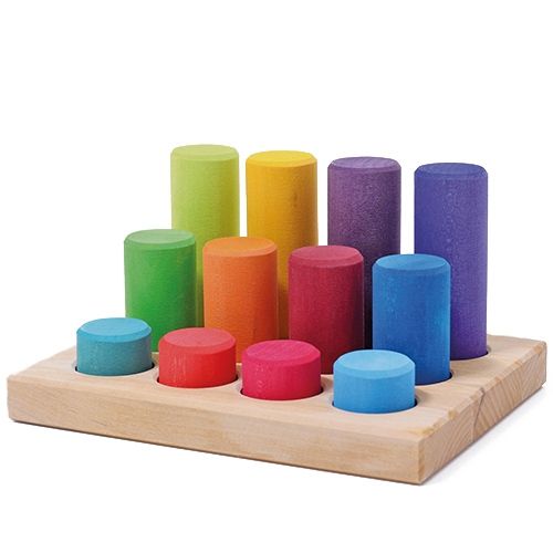 grimm's stapelrollers 12st - regenboog | 10575 | 0