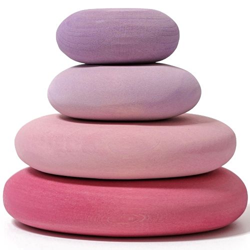 grimm's stapelset kiezelstenen - roze  | 10056 | 0