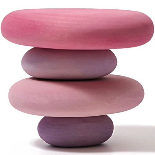 grimm's stapelset kiezelstenen - roze  | 10056 | 1
