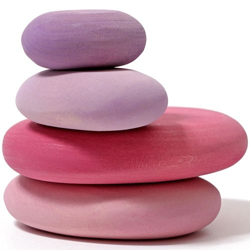grimm's stapelset kiezelstenen - roze  | 10056 | 2