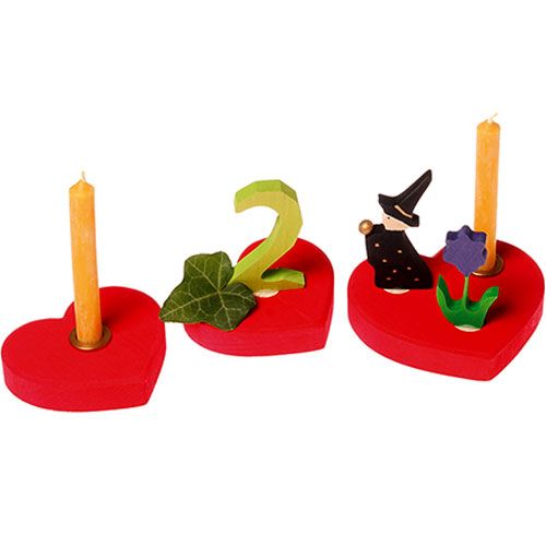 grimm's tafeldecoratie hart - klein | 00610 | 2