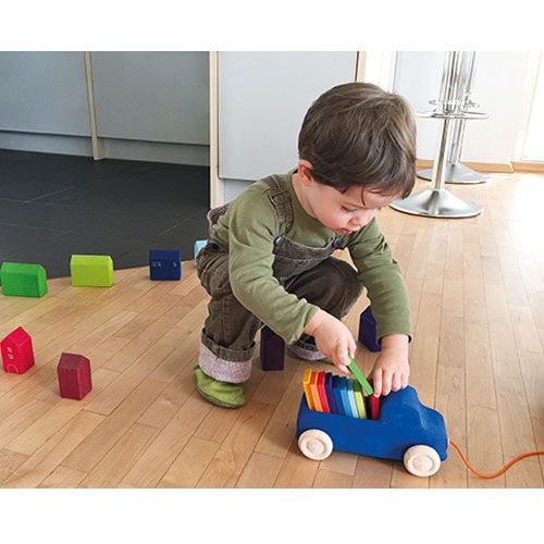 grimm's trekfiguur vrachtwagen met lading | 09040 | 2