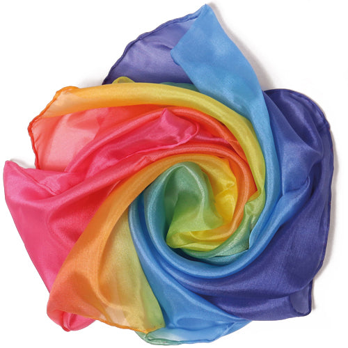 grimm's zijden speeldoek regenboog - small | 85023 | 0