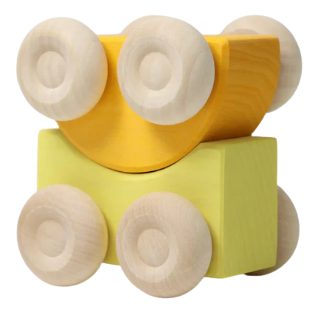 grimm's stapelauto's - geel - 2st | GRIM09330 | 0