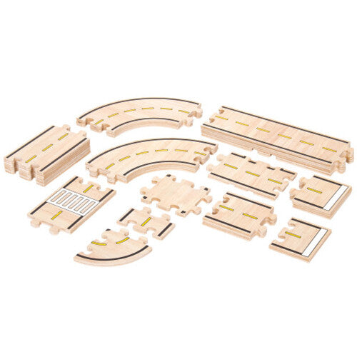 guidecraft dubbelzijdige autoweg - 42st | G6715 | 1
