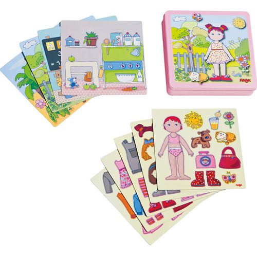 haba magneetspel - aankleedpop lilli | 7392 | 0