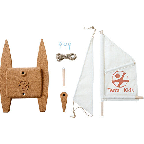 haba terra kids bouwpakket kurken catamaran  | 1306315001 | 1