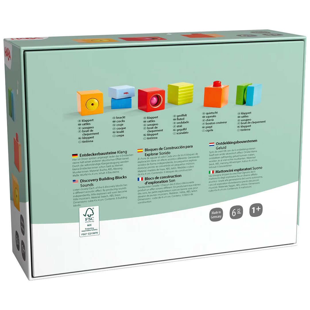 haba blocs sonores - 6 pcs