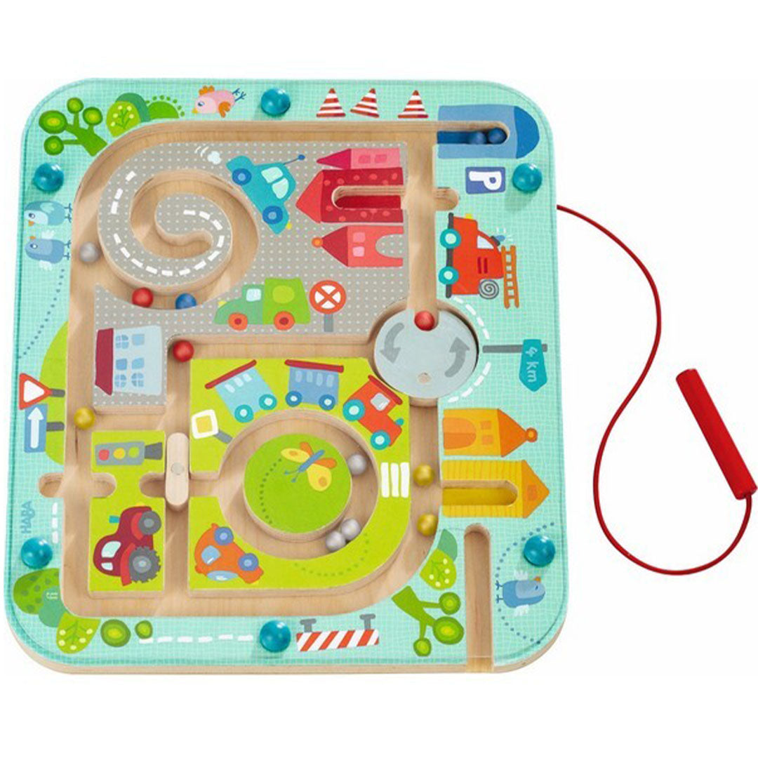 haba magneetspel - stadslabyrint | 301056 | 