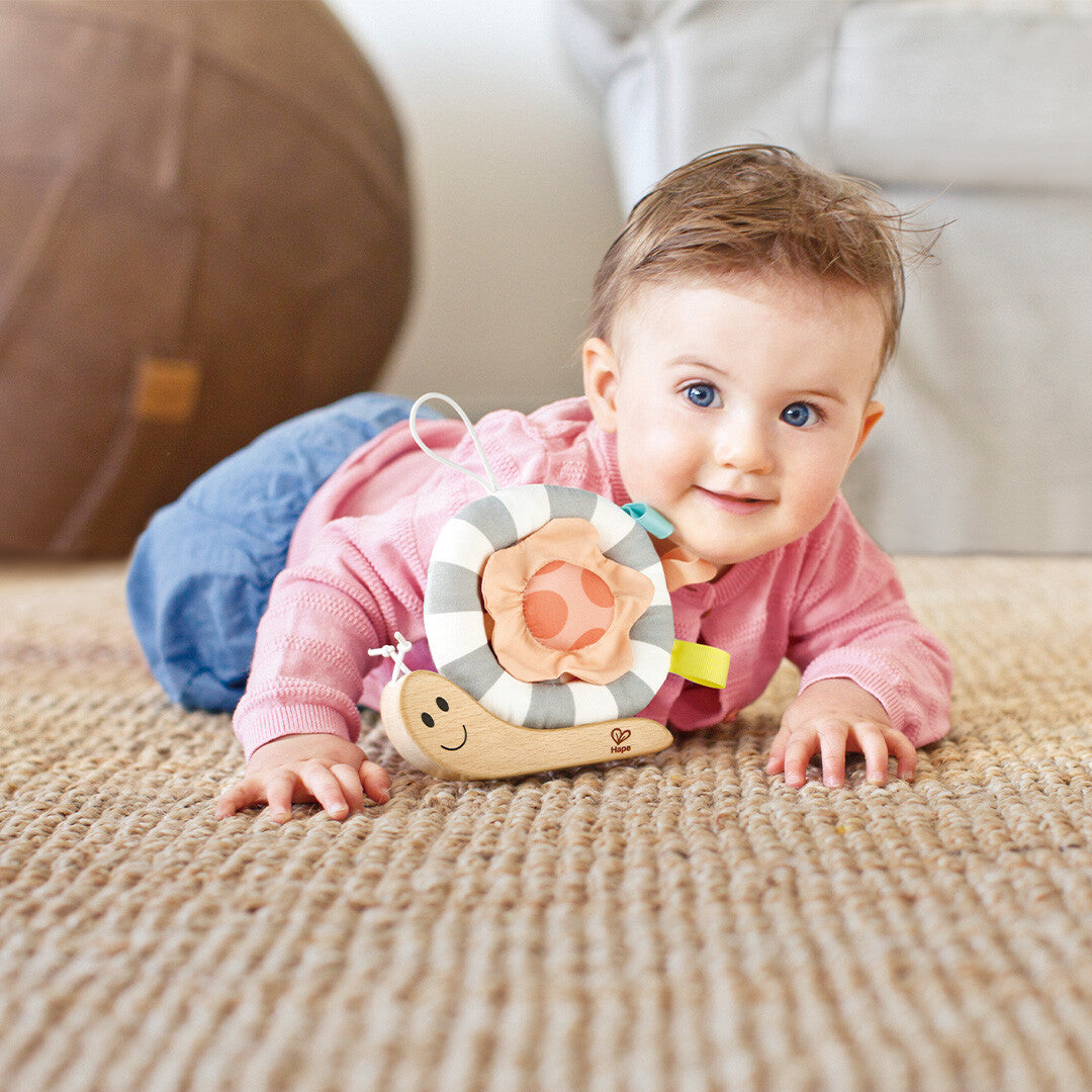 hape activiteitenspeeltje slak | E8519B | 1