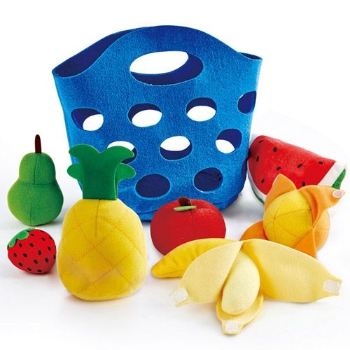 hape fruitmandje met fruit - 8-delig | E3169 | 0