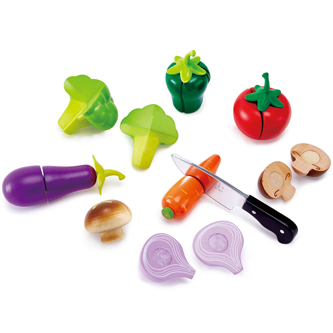 hape houten speelgroenten - 8st | E3161 | 0