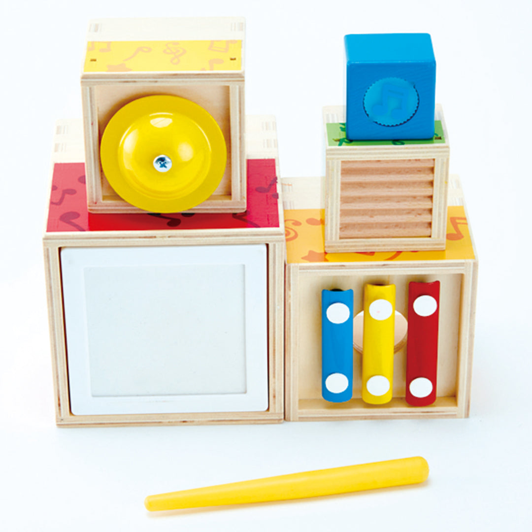 hape muzikale stapelblokken - 5st | E0336 | 1