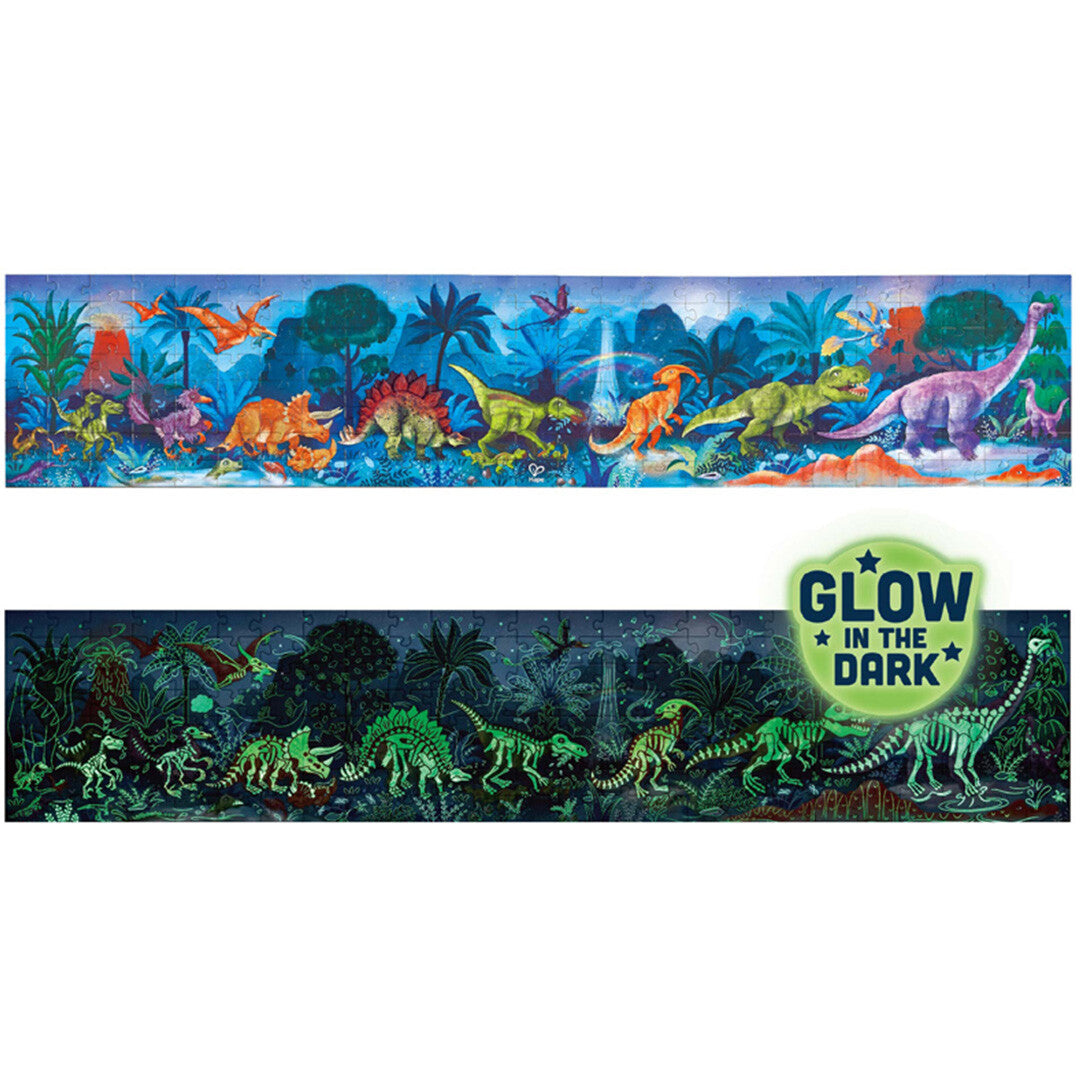 hape puzzel dinosaurus glow in the dark - 1,5 m | E1632 | 0