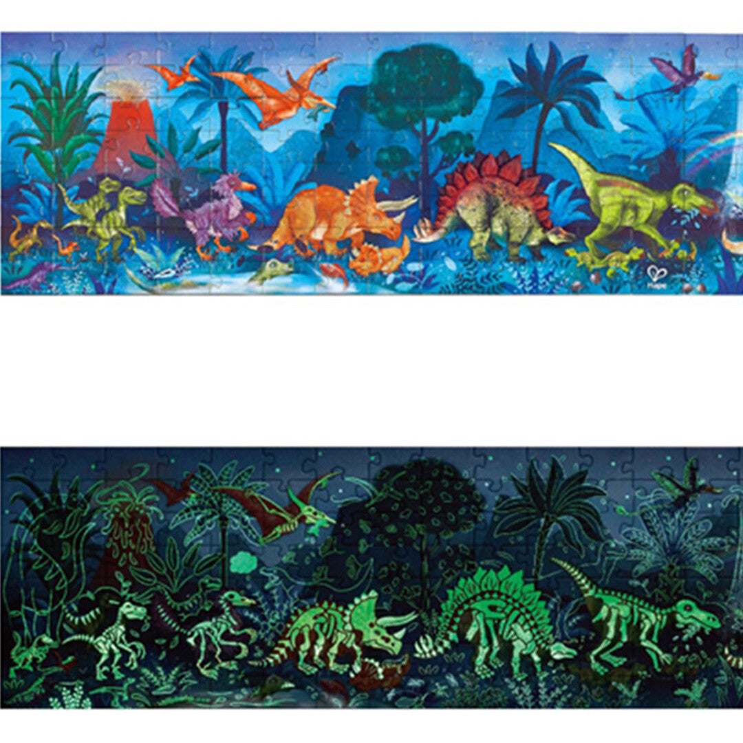 hape puzzel dinosaurus glow in the dark - 1,5 m | E1632 | 1