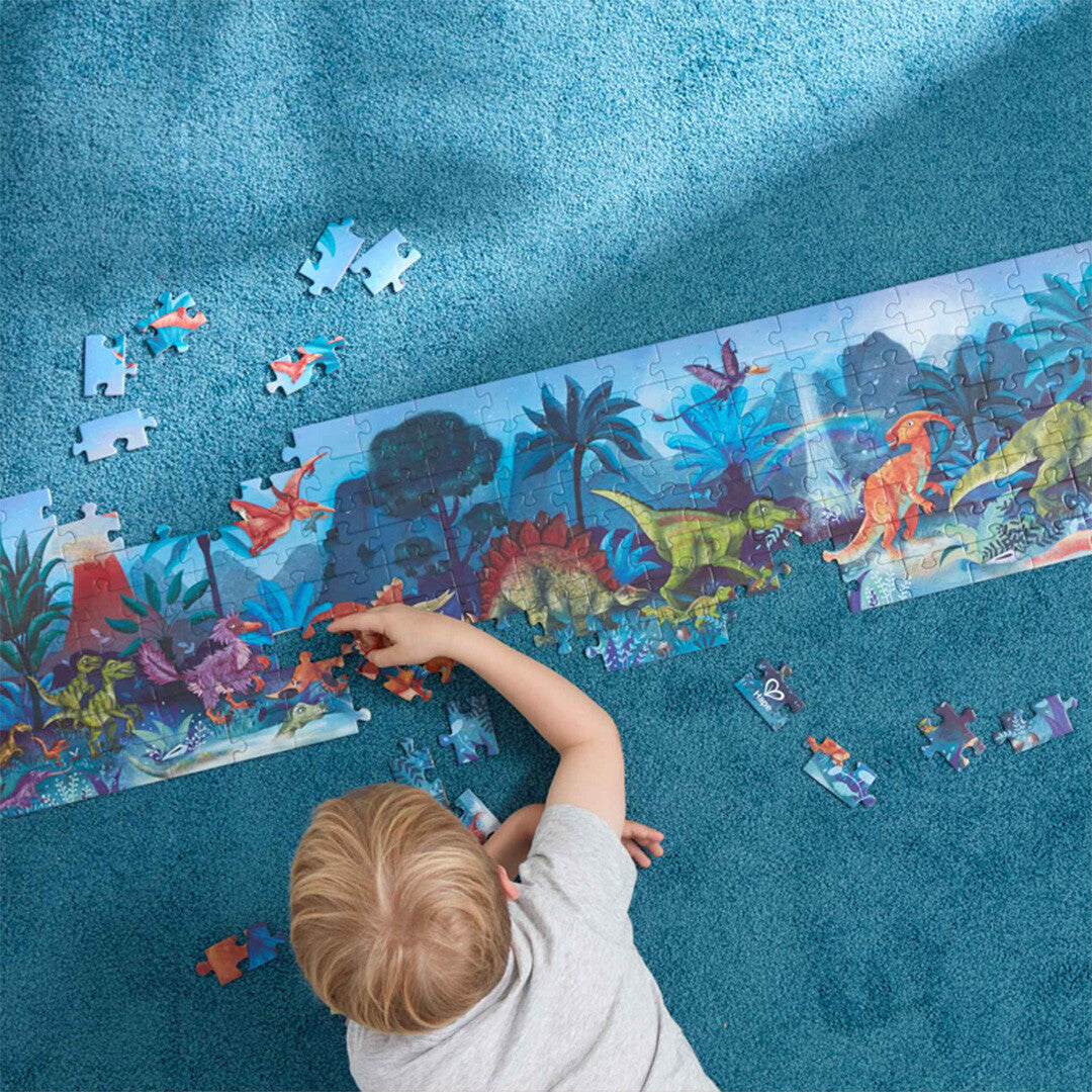 hape puzzel dinosaurus glow in the dark - 1,5 m | E1632 | 3