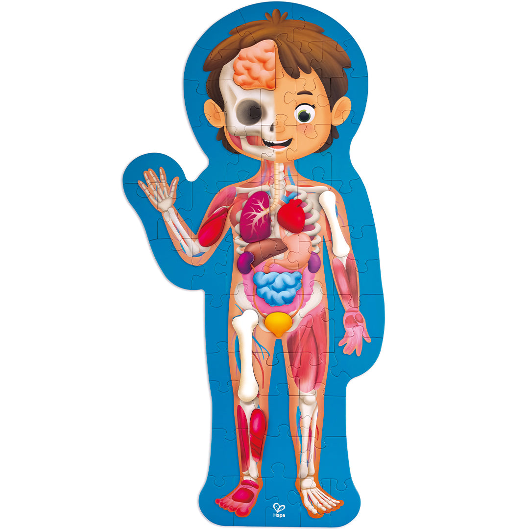 hape puzzel menselijk lichaam - 60st | E1635 | 0