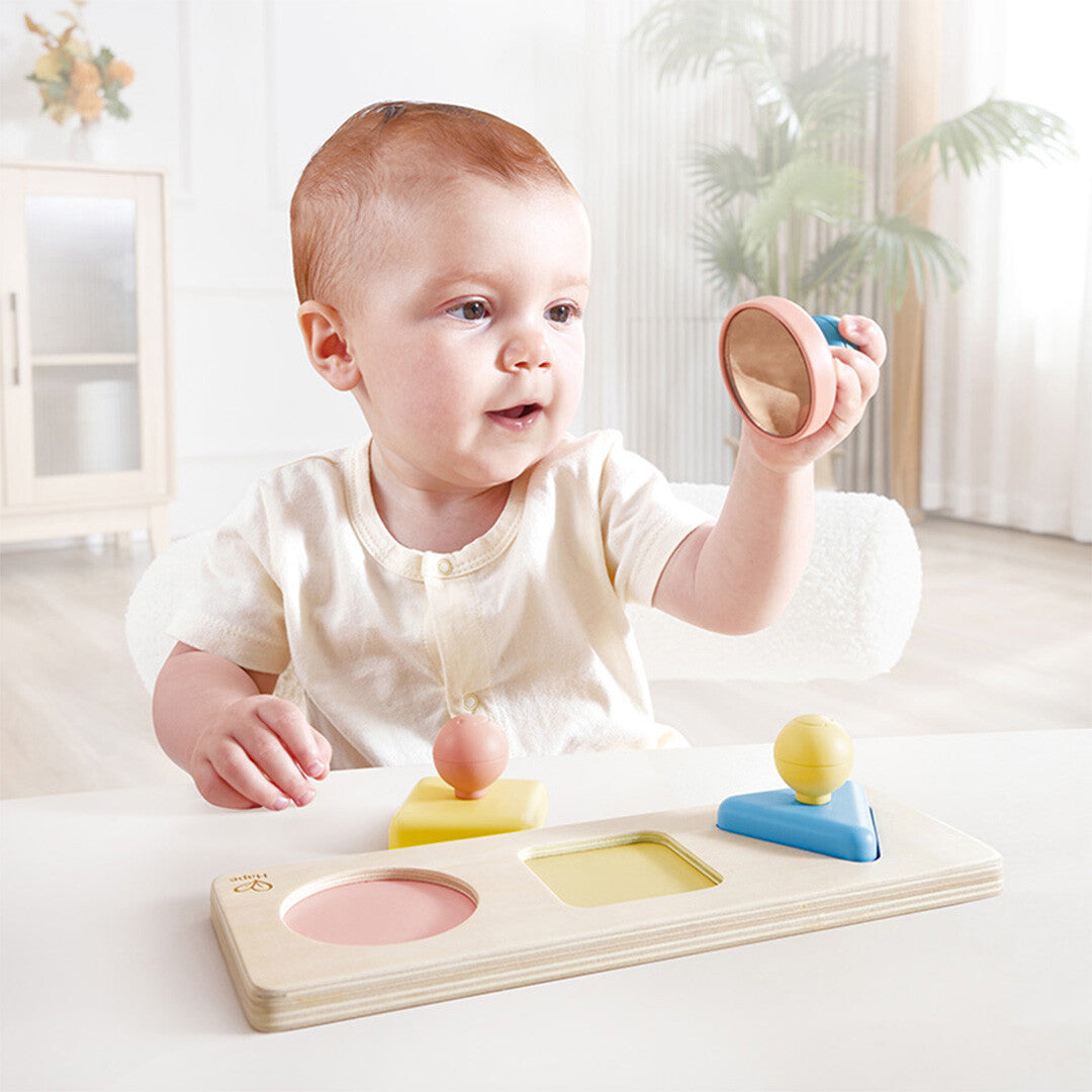 hape puzzel vormen met spiegel - 3st | E0072  | 3