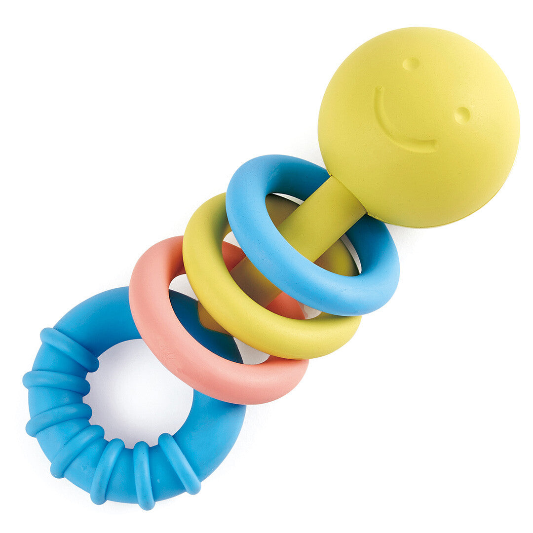 hape rammelaar met bijtringen | E0024 | 0