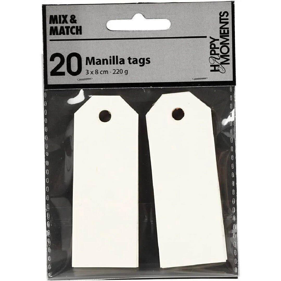 happy moments cadeaulabels off-white - 20st | 234022 | 1