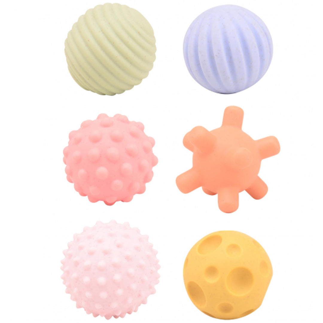 happy world sensorische speelballen - 6st  | JT22286 | 1