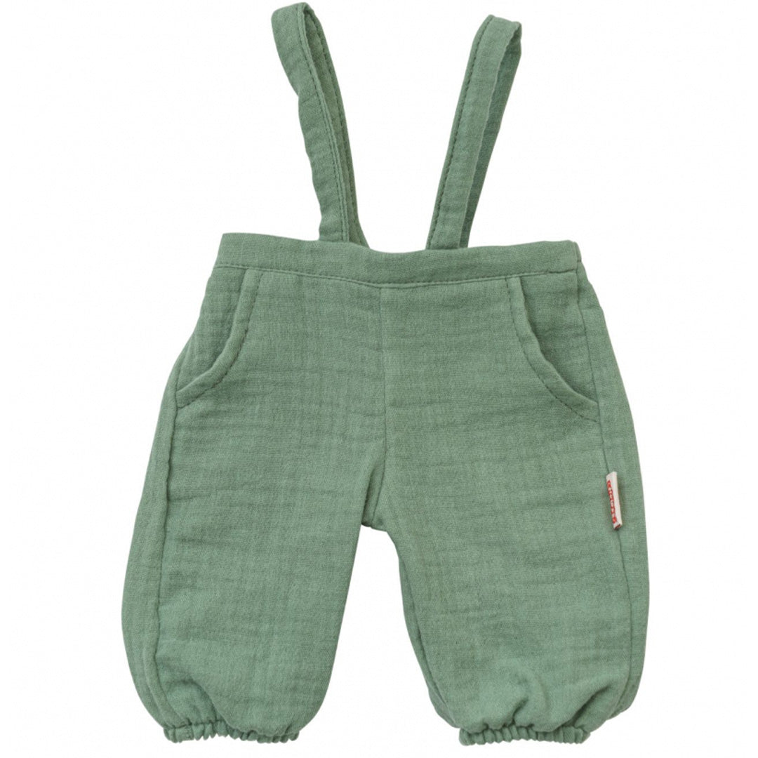 heless poppenkleding tuinbroek met t-shirt - saliegroen - 35 cm | HL1416 | 3