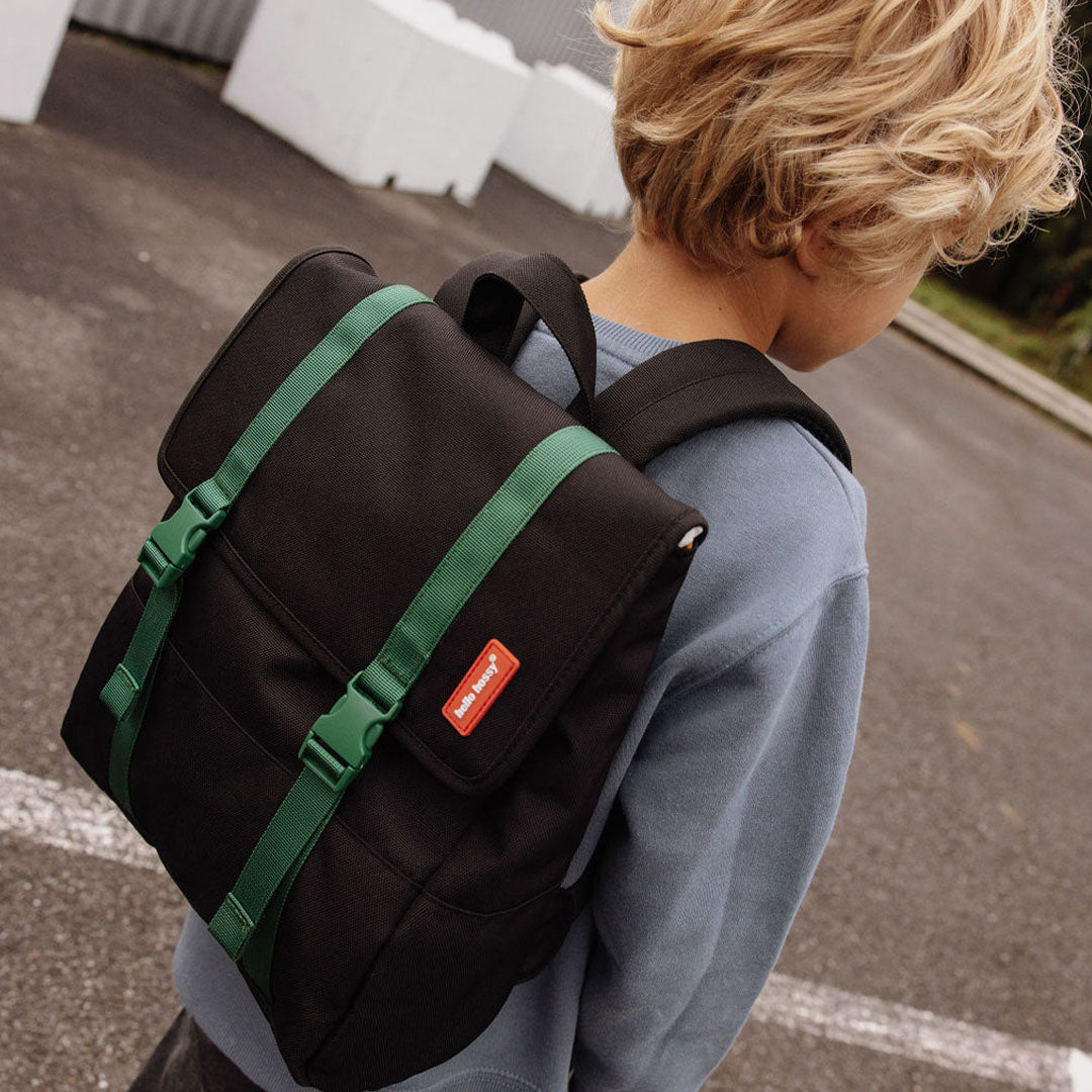 hello hossy rugzak mini onyx - 32 cm | LIF-M-001-KID | 1