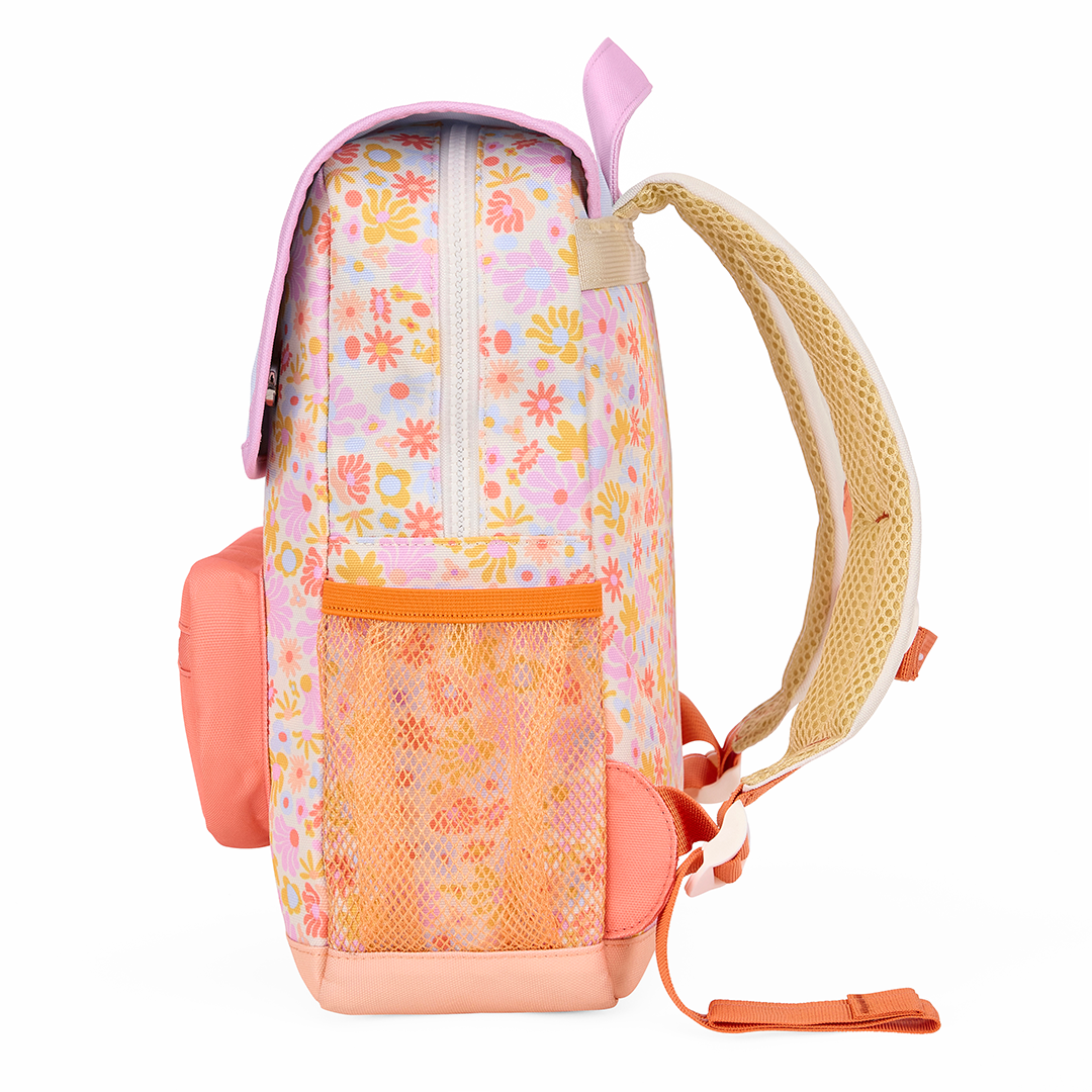 hello hossy rugzak retro flowers - 38 cm | SAC-P-030-6ANS | 4
