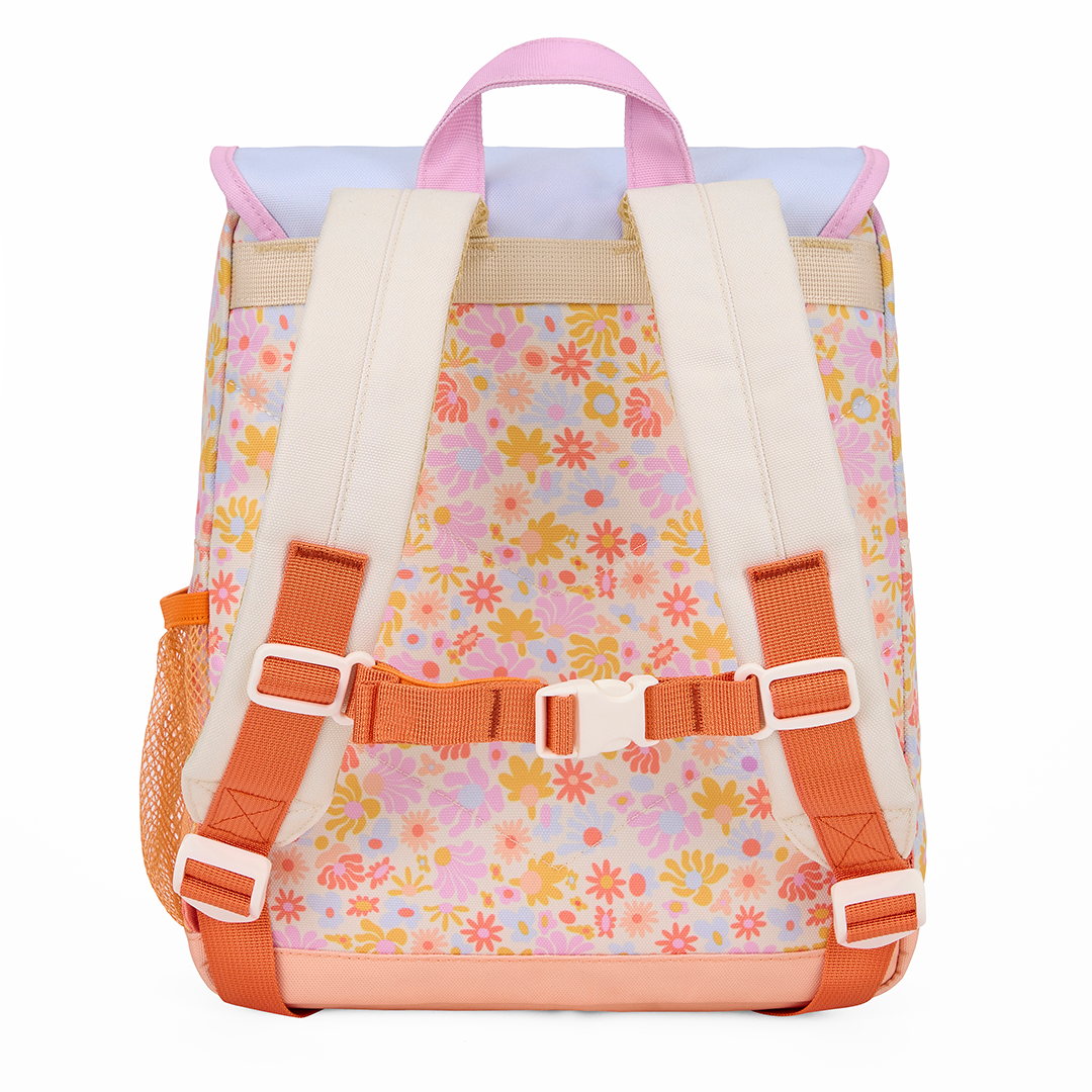hello hossy rugzak retro flowers - 38 cm | SAC-P-030-6ANS | 5