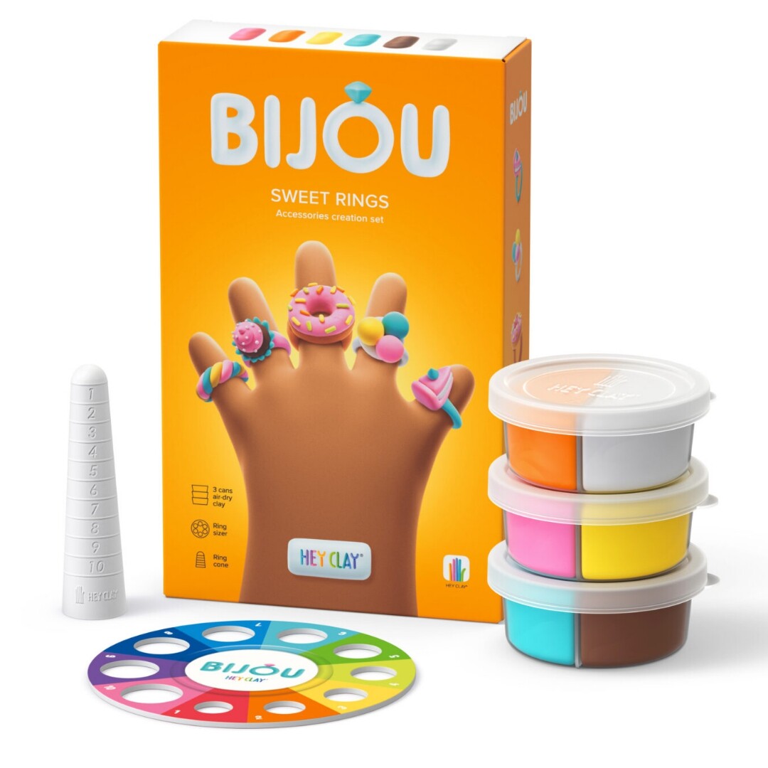 hey clay boetseerklei bijou - sweet rings | 31002 | 0