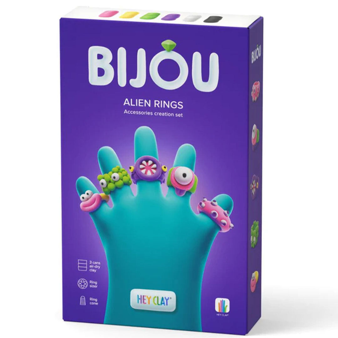 hey clay boetseerklei bijou - alien rings | 31003 | 2