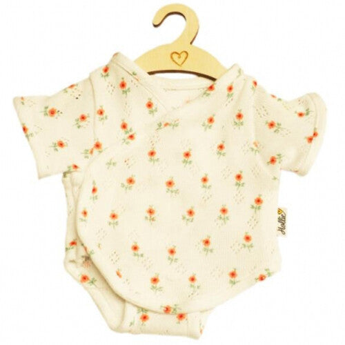 hollie poppenkleding romper- sweet rose ajour - 34 cm | HO3025 | 0