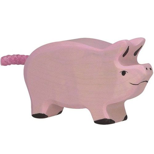holztiger biggetje 7 cm | 80066 | 0