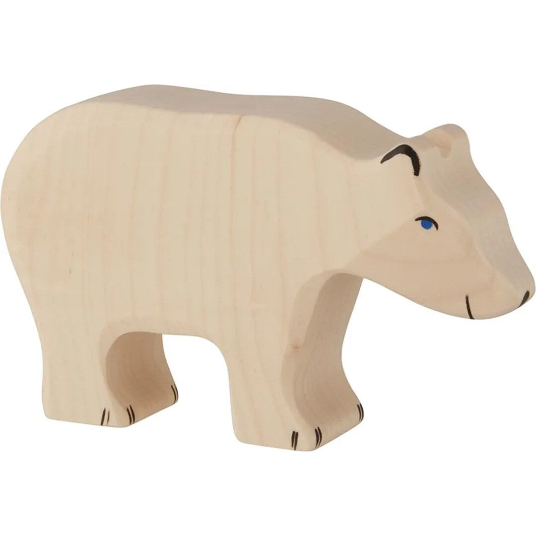 holztiger ijsbeer - 12 cm  | 80207 | 0