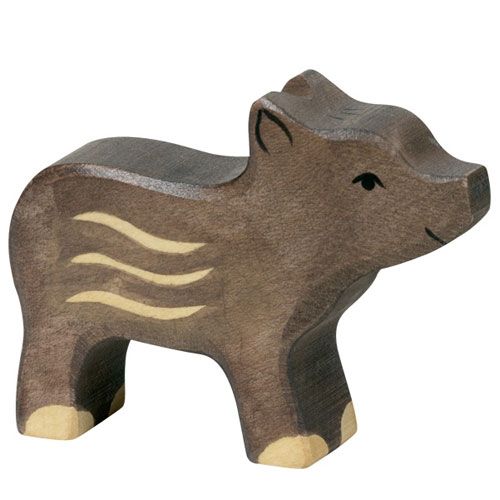 holztiger jong wild zwijn 7 cm | 80093 | 0